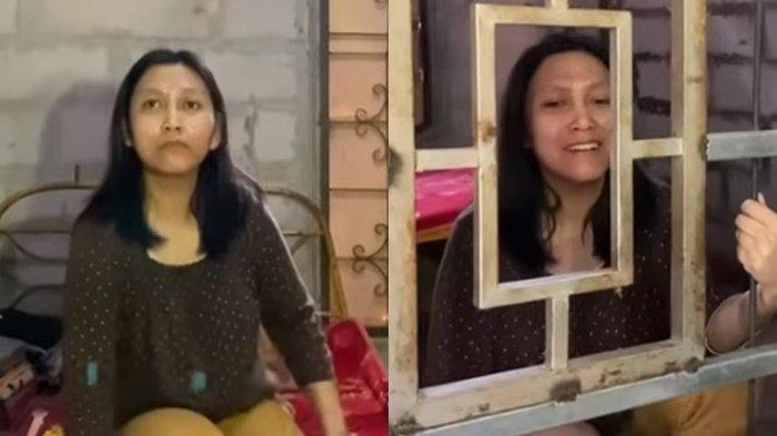 Nurhasanah odgj cantik asal Ciamis, Jawa Barat dirawat ibu tuna netra.