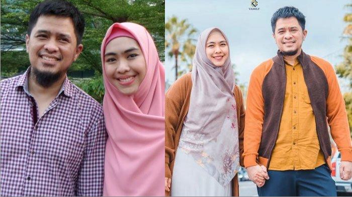 Ory Vitrio Abdullah atau Rio dengan istrimnya, Oki Setiana Dewi
