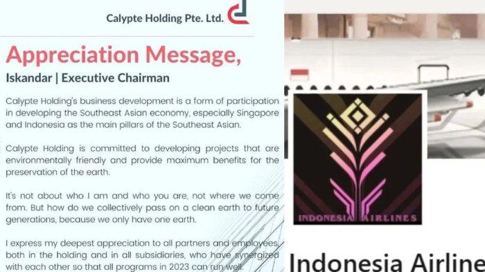 PROFIL ISKANDAR PEMILIK INDONESIA AIRLINES - Potret profil CEO Indonesia Airlines, Iskandar pemilik maskapai PT Indonesia Airlines Group yang resmi beroperasi di Indonesia