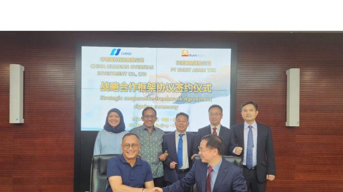 Kembangkan Energi Terbarukan, PTBA Gandeng China Huadian - Tribunsumsel.com