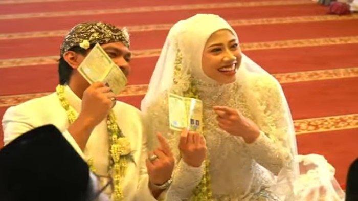 PASANGAN ATLET MENIKAH- Ijab kabul Pasangan atlet Megawati Hangestri Pertiwi dan Dio Novandra kini resmi sah menikah hari ini, Jumat (4/7/2025).