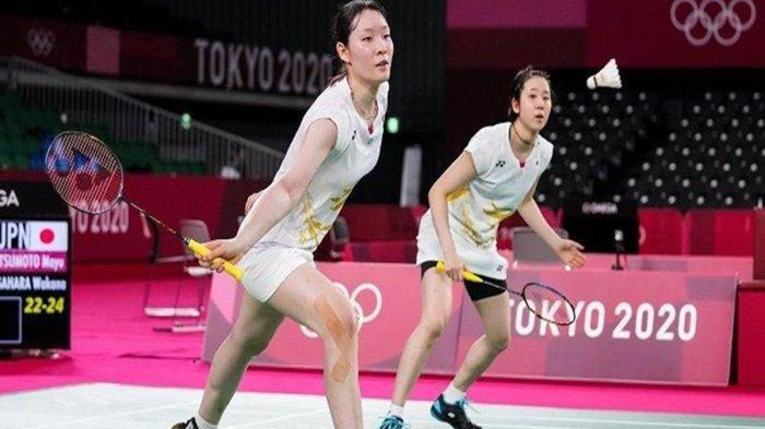 Pasangan ganda putri andalan Jepang, Mayu Matsumoto dan Wakana Nagahara yang akan melawan atlet bulu tangkis Indonesia, Apriyani Rahayu dan Siti Fadia.