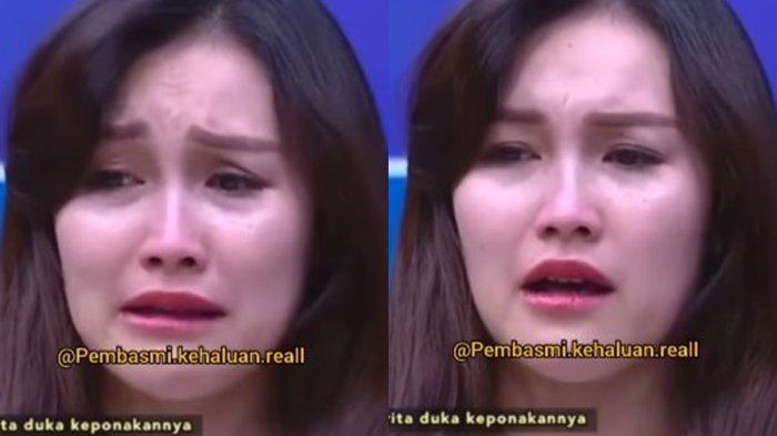 Ayu Ting Ting menangis teringat keponakan.