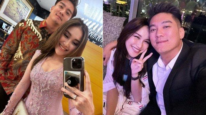 Pedangdut Ayu Ting Ting secara terang-terangan pamer potret kondangan bareng presenter Boy William saat menghadiri pernikahan Kiky Saputri
