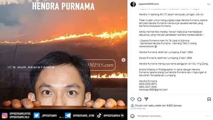Pekerjaan Hendra Purnama Calon Pengantin Pria Gelar Prewedding Pakai Flare di Gunung Bromo Picu Kebakaran