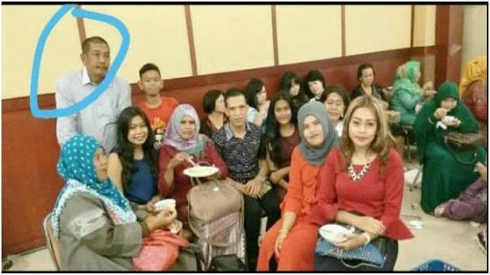 Penembakan calon kades Ogan Ilir, almarhum Arpani (dilingkari) calon kades dibunuh di Betung OI fotonya semasa hidup.