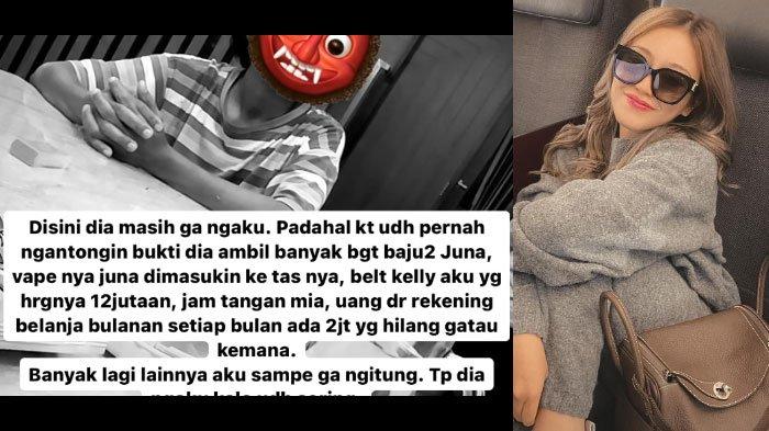 Tasya Revina kehilangan uang hingga barang mewah. Si pencuri ternyata ART sendiri.