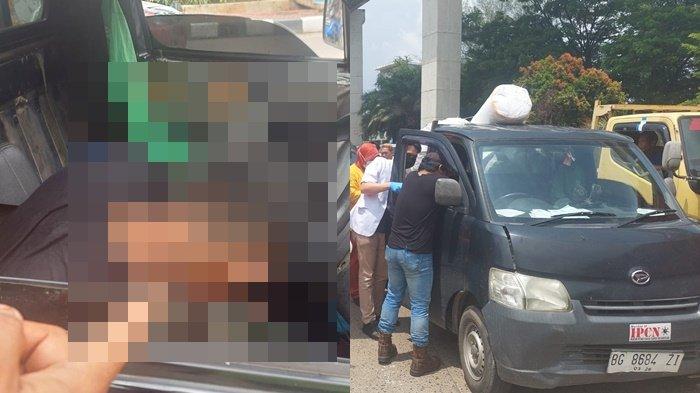 M Rian alias MR (34) warga Sako seorang sopir pick up di Jalan Demang Lebar Daun meninggal mendadak ketika berkendara menuju simpang Polda Sumsel, Senin (26/2/2024).