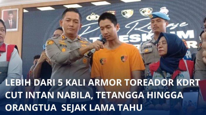 Polisi mengungkapkan motif kekerasan kekerasan dalam rumah tangga (KDRT) yang dilakukan tersangka  Armor Toreador terhadap Cut Intan Nabila.