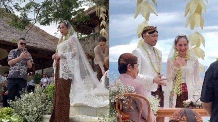 Potret pernikahan Bunga Citra Lestari akhirnya resmi dinikah Tiko Aryawardhana hari ini, Sabtu (2/12/2023).