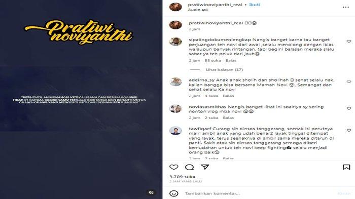 Pratiwi Noviyanthi Kembali Curhat ke Media Sosial Terkait Nasib 10 Anak Asuh Dibawa Dinsos