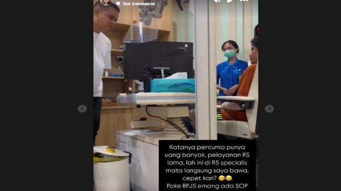 Pratiwi Noviyanthi bagikan momen saat bawa Agus Salim berobat mata