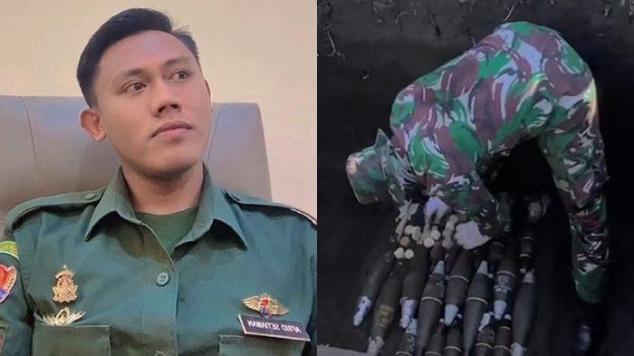 ANGGOTA TNI GUGUR LEDAKAN AMUNISI -  Pratu Afrio Setiawan, salah satu anggota TNI yang gugur dalam pemusnahan amunisi kadaluwarsa di Garut, Jawa Barat, pada Senin (12/5/2025) sekira pukul 09.30 WIB jadi sorotan.