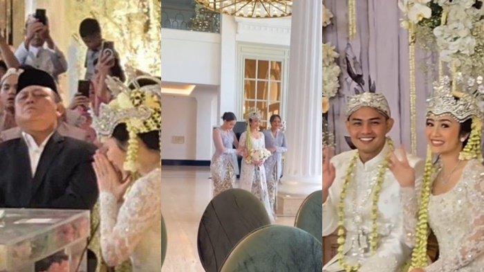 Proses akad nikah Febby Rastanty dan Drajad Djumantara bereda di media sosial.
