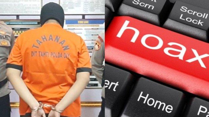 RAN ditetapkan sebagai tersangka buntut mengunggah informasi dugaan pelecehan seksual mahasiswi UNY yang ternyata hoax (kiri) - Ilustrasi (kanan)