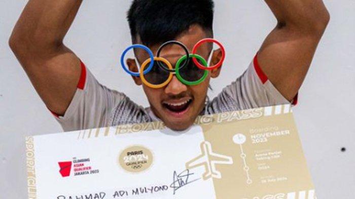 Rahmad Adi Mulyono, salah satu atlet cabang olahraga panjat dinding Indonesia