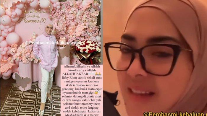 Aisyahrani ungkap wajah anak Syahrini.