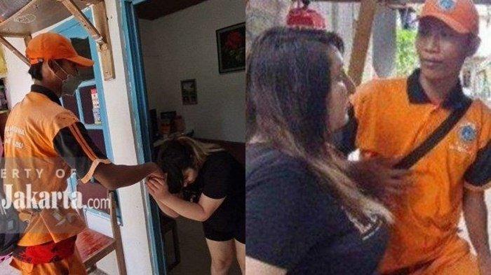 Reaksi Bambang Irawan alias Awan petugas PPSU Pondok Labu, Jakarta Selatan diceraikan istri gegara kecanduan judi online.