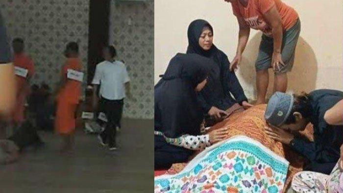 Rekonstruksi Penganiayaan Santri di Ponpes Kediri Hingga Tewas, Di Smackdown Sampai Tubuh Memar