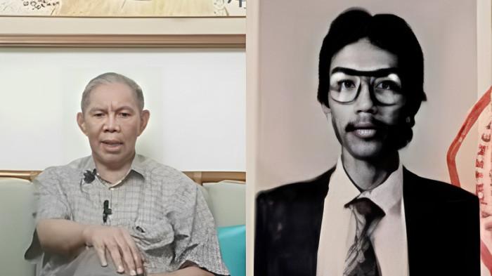 POLEMIK IJAZAH : Mantan Rektor Universitas Gajah Mada (UGM) Prof. Sofian Effendi saat diwawancarai Rismon Sianipar dalam channel Langkah Update. Prof Sofian menyebut bahwa skripsi Jokowi tidak pernah mendapatkan pengesahan (Kiri). Potret Jokowi di Ijazahnya (Kanan)