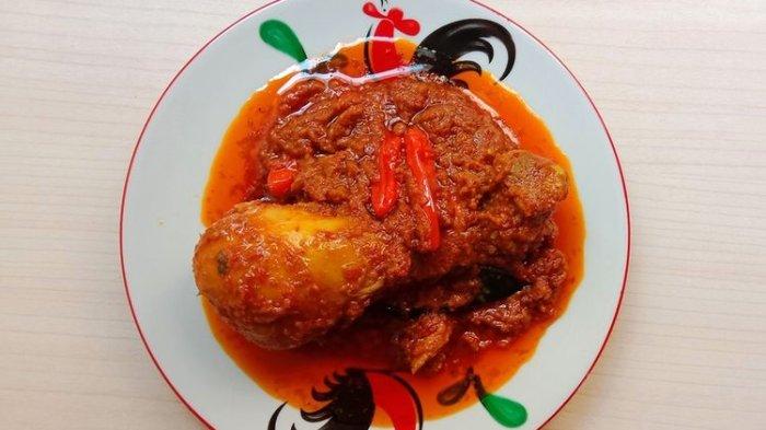Resep Rendang Ayam, Cocok Jadi Menu Idul Fitri Sederhana - Tribunsumsel.com