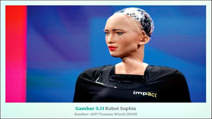 Robot Sophia, adalah robot humanoid yang dikembangkan oleh perusahaan asal Hong Kong, Hanson Robotic.