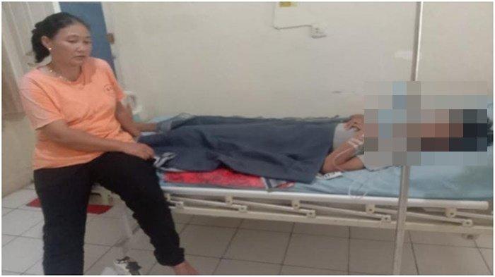 Romi Krisna bin Hasan saat menjalani perawatan intensif di RSUD Dr Ibnu Sutowo Baturaja OKU Sabtu (6/1/2024) lalu. Romi meninggal dunia setelah dirawat lima hari dan pulang ke rumah.