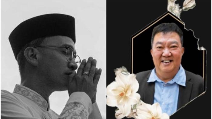 AYAH SARWENDAH MENINGGAL - (kiri) Ruben Onsu dan (kanan) Hendrik Lo. Ruben Onsu turut berduka atas meninggalnya ayah Sarwendah