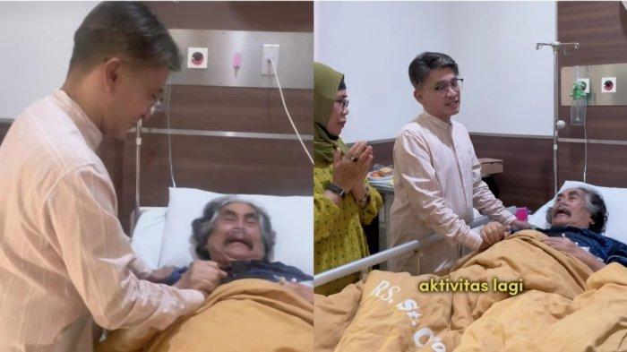 JAJA MIHARJA SAKIT- Ruben seorang diri menjenguk Jaja Miharja yang terbaring lemah di ranjang rumah sakit. Jaja tak kuasa membendung tangisnya saat menyambut Ruben