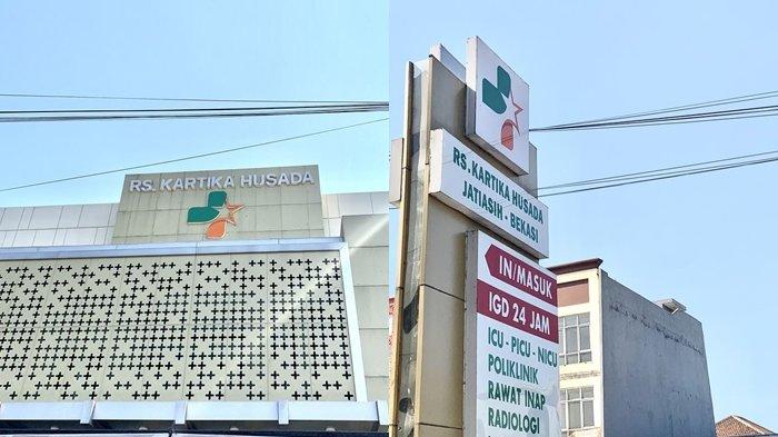 Rumah Sakit (RS) Kartika Husada Jatiasih, Kota Bekasi, Jumat (29/9/2023). Pihak RS menanggapi berkait adanya keluhan dari Albert, orangtua pasien A (7) yang didiagnosis mati batang otak usai operasi amandel.