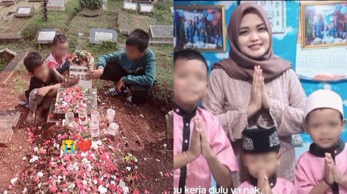 Rupanya sebelum meninggal dunia, ibu yang tinggalkan 3 anaknya sempat berujar pamit bekerja dan berjanji akan kembali pulang menemui anak-anaknya.
