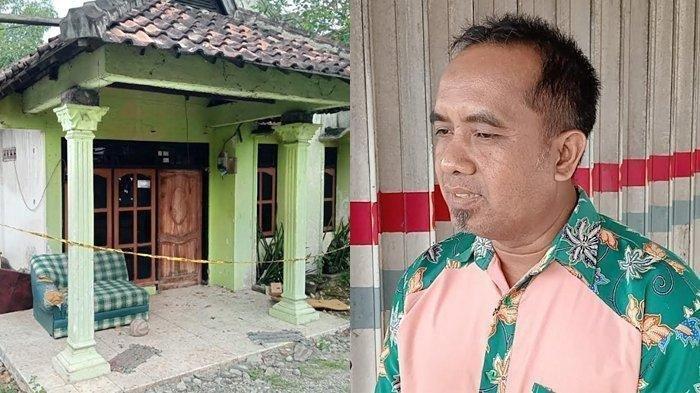 SUAMI DIBUNUH DI JOMBANG - Kepala Dusun Karangtengah, Muhammad Ismail saat dikonfirmasi soal dugaan pembunuhan terhadap seorang pria yang jasadnya ditemukan membusuk dalam rumah kontrakan di Desa Johowinong, Kecamatan Mojoagung, Jawa Timur, Rabu (25/6/2025). Terduga pelaku merupakan istri siri korban