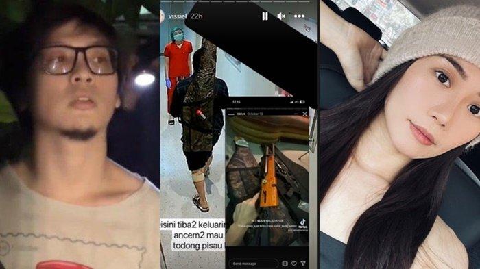 Samuel Sunarya, pelaku penganiayaan dan pengancaman dokter gigi Vissi El Alexandra (28) mengamuk saat diringkus polisi. Sempat posting ngaku difitnah