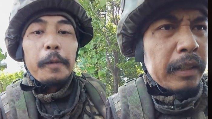 EKS MARINIR TNI- Satria Arta Kumbara, mantan marinir pecatan TNI AL yang menjadi tentara militer di Rusia untuk melawan berperang melawan Ukraina umumkan masih hidup