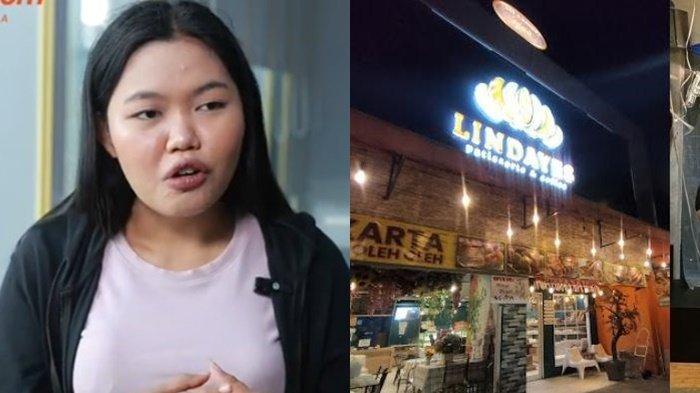 (kiri)Dwi Ayu Darmawati, korban penganiayaan George Sugama. (kanan) toko roti Lindayes. Sejumlah karyawan toko roti Lindayes milik orangtua George Sugama Halim tersangka penganiayaan kompak memilih berhenti (resign). gajinya tak dibayar