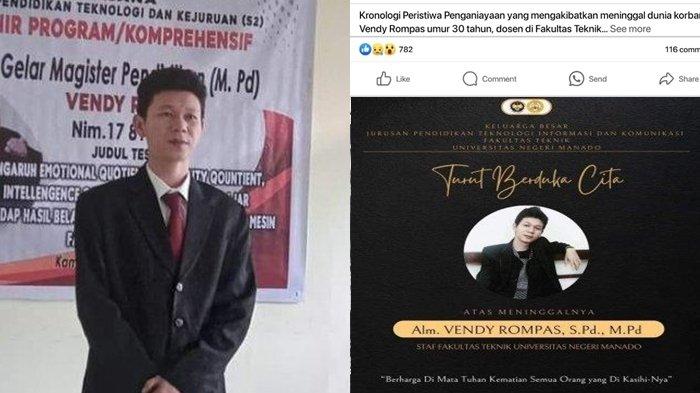 Seorang Vandy Rompas pria meninggal dunia dengan luka di dada. Heboh di Minahasa Sulawesi Utara.