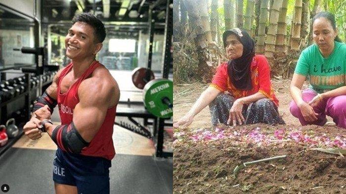 Sia (53) ibunda Justyn Vicky, binaragawan yang tewas tertimpa barbel 200kg mengungkapkan momen terakhir sebelum sang anak video call sebelum wafat