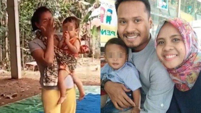 Siti Mauliah, ibu bayi tertukar di Bogor tak kuasa menahan rindu dengan Galuh, anak kandung Dian. mengadu ke Dinas Sosial Kabupaten Bogor