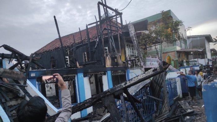 Situasi TKP pasca kebakaran di Lorong Roda, Selasa (5/3/2024)