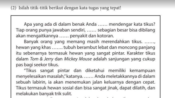 Soal halaman 26 Bahasa Indonesia Kelas 9 SMP MTs