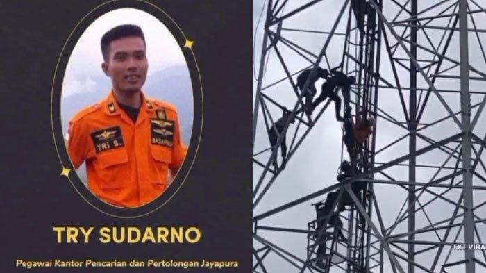 Sosok Anggota Basarnas Papua, Try Sudarno Meninggal Jatuh dari Tower Saat Coba Selamatkan Warga