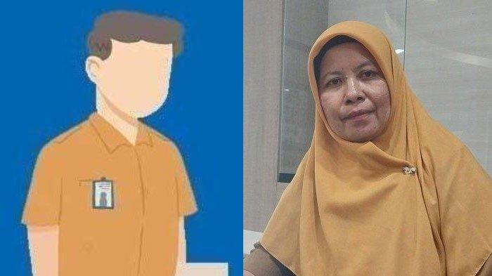 Ratnawati (kanan), istri Mustamin guru honorer yang dijanjikan diangkat jadi PNS namun tak kunjung terwujud. Tanah pribadinya telanjur dihibahkan ke sekolah.