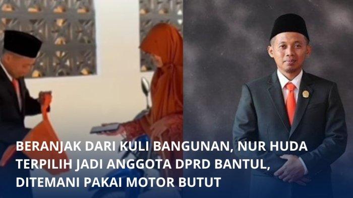 Sosok Nur Huda Waskitha Yoga, baru-baru jadi sorotan lantaran datang ke pelantikan terplih sebagai anggota DPRD Bantul menggunakan sepeda motor jadul