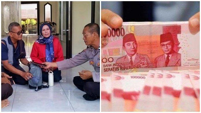 Sukisno (55) pemilik tas berisi uang Rp 100 juta yang tertinggal di Rest Area Tol Lampung.