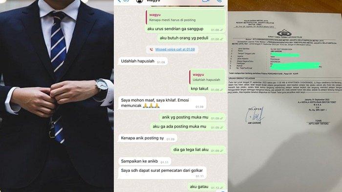 Sosok (WEP), anggota DPRD Aktif di Kabupaten Takalar dari Fraksi Golkar mengaku dipecat imbas kasus dugaan penganiayaan terhadap seorang wanita AG