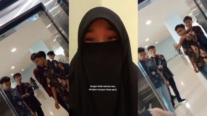 Sosok mahasiswa yang bully mahasiswi bercadar di Universitas Islam Negeri Sulthan Thaha Saifuddin, akhirnya minta maaf.
