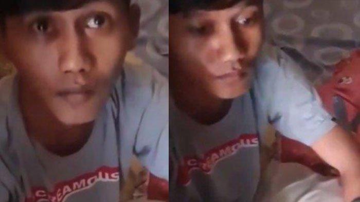 Sosok pelaku pembacokan pegawai kios semangka di Pasar Induk Kramat Jati, Jakarta Timur