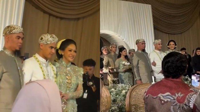 AKAD NIKAH AL GHAZALI- Suasana haru saat Ahmad Dhani dan Maia Estianty, kompak mengantarkan putra sulungnya, Al Ghazali jelang akad nikah dengan Alyssa Daguise.