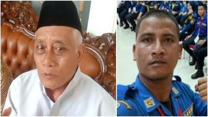 Suradi ayah mendiang Dio petugas damkar OKU gugur saat bertugas mengenang detik terakhir dirinya bersama sang putra, Jumat (1/12/2023).