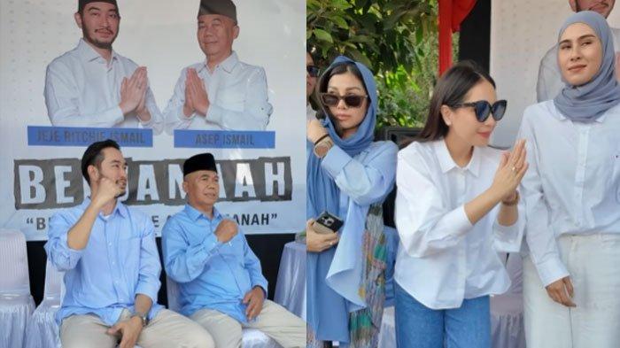 Syahnaz Sadiqah Minta Doa Jeje Govinda Maju Pilbup Kabupaten Bandung Barat
